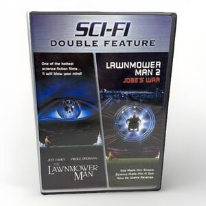 The Lawnmower Man 1 2 DVD Double Feature Sci Fi Thriller Horror Pierce Brosnan